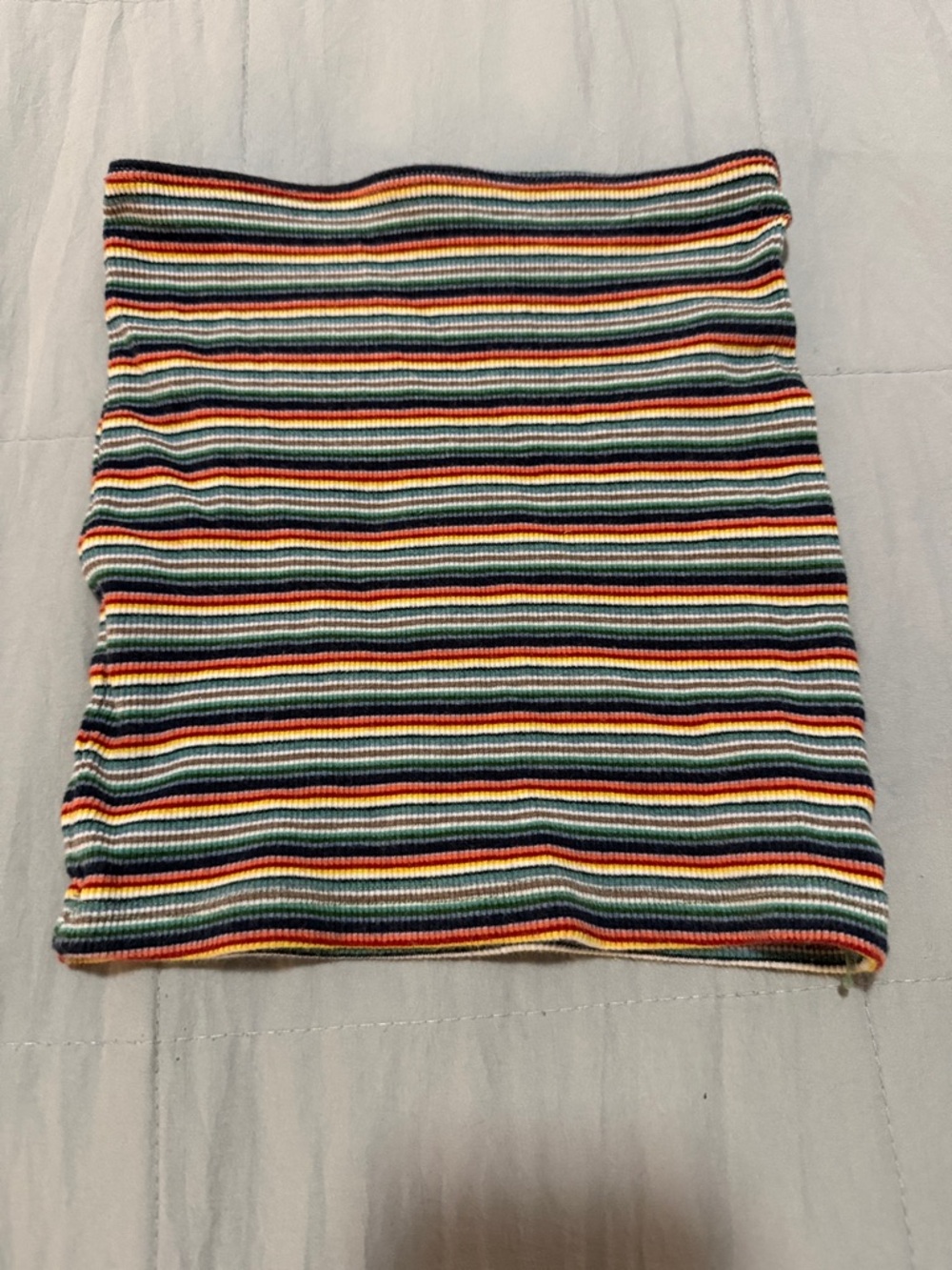 Brandy Melville Striped Knit Top in Green, Blue, Yellow, Red, White